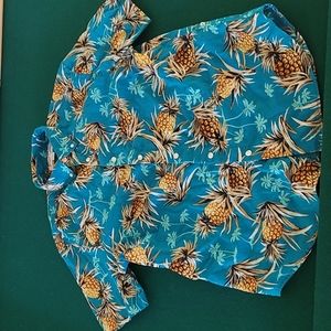 Hawaiian pineapple palm tree shirt